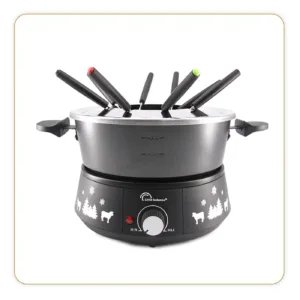 fondue pot electric set 1