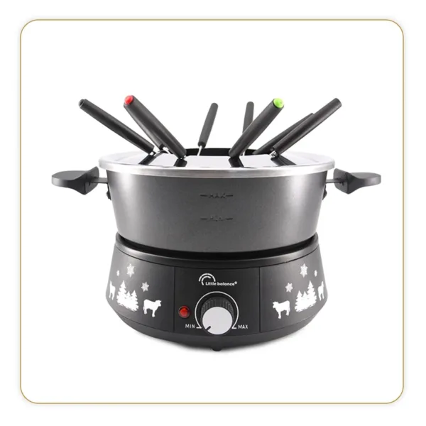 fondue pot electric set 1