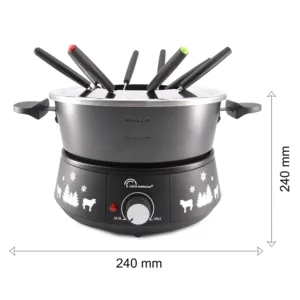 fondue pot electric set 2