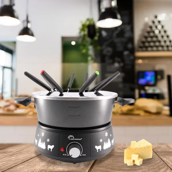 fondue pot electric set 3