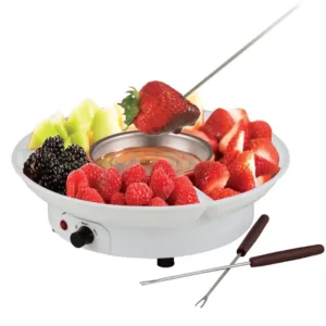 fondue pot electric set 7