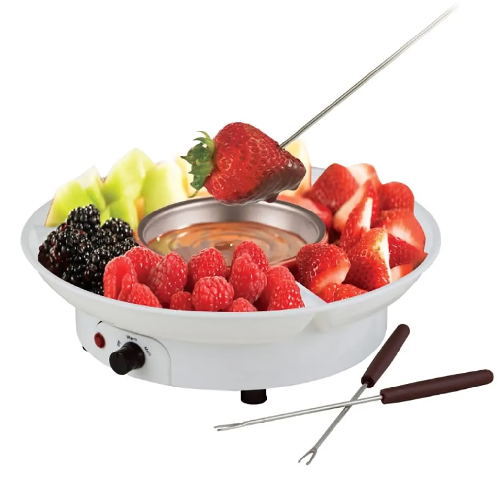 fondue pot electric set 7