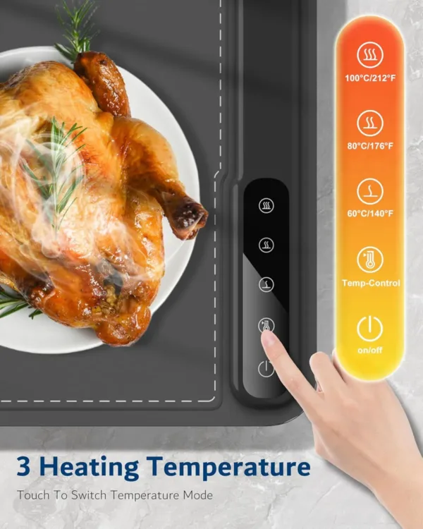 food warming mat tray 2