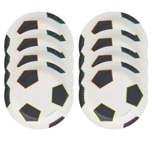 football party plates 1