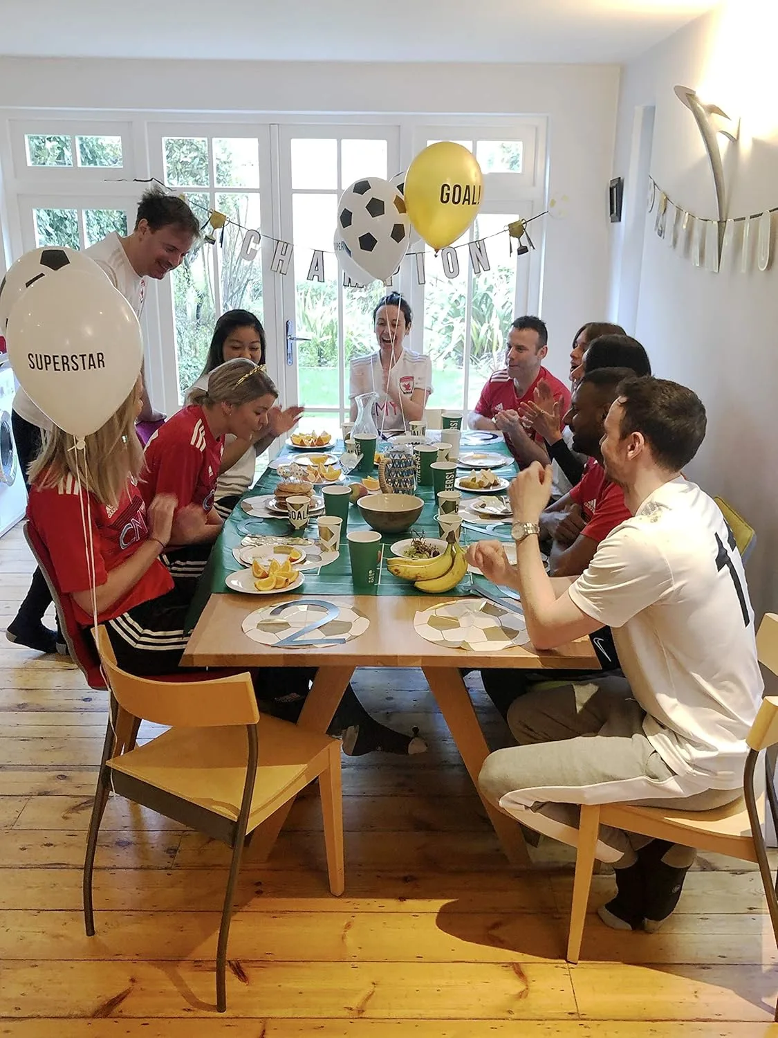 football party plates 5