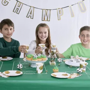 football party plates 7