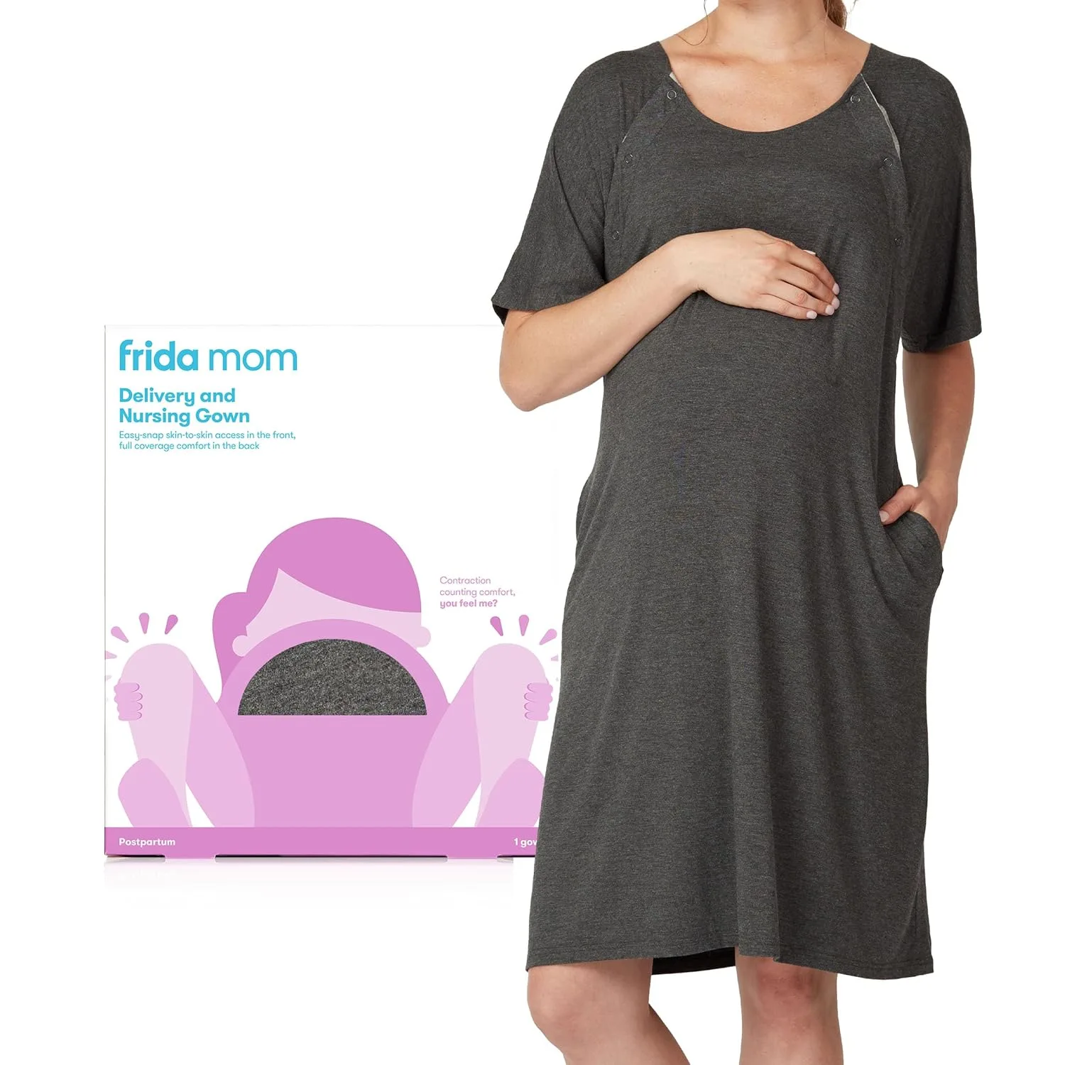 frida mom nursing gown 1