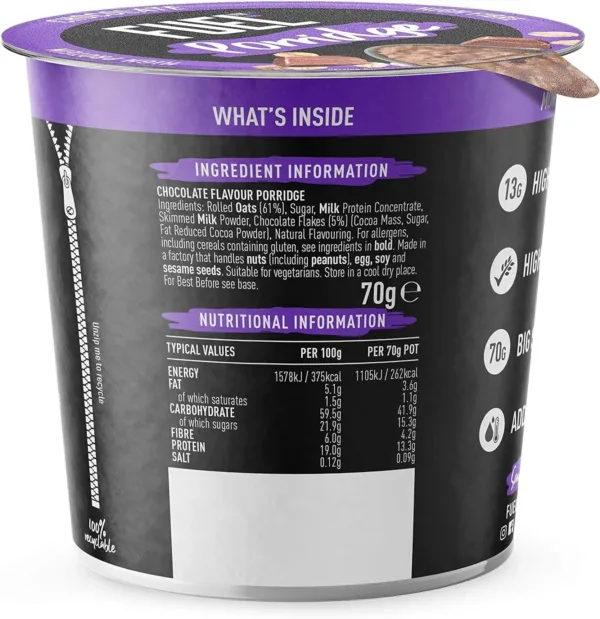 fuel chocolate porridge 5