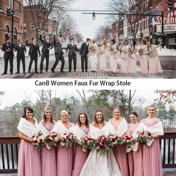 fur shawl wedding wrap 4