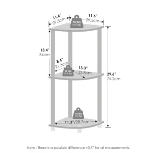 furinno 3 tier shelf 3