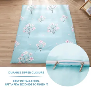 futon cover zippered soft 2