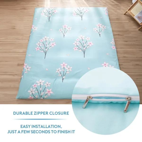 futon cover zippered soft 2