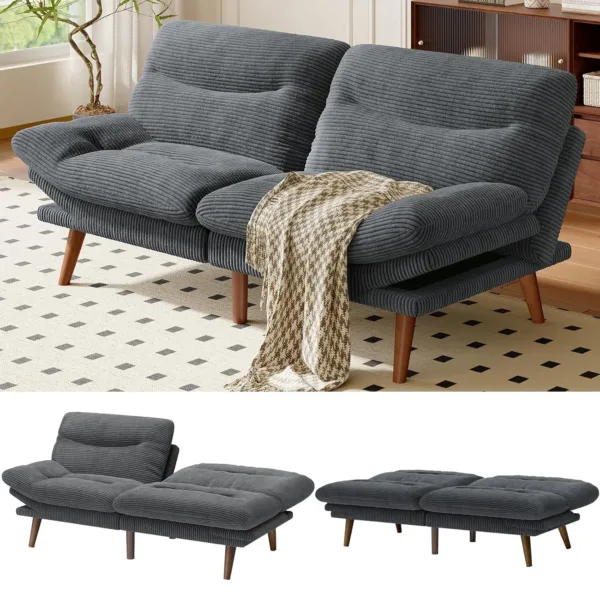 futon sofa bed vintage 1