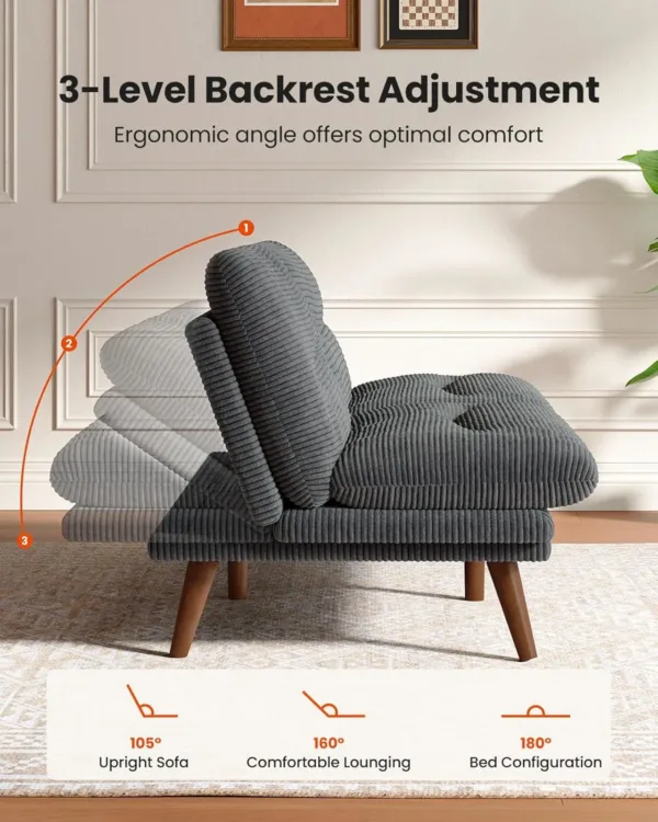 futon sofa bed vintage 5