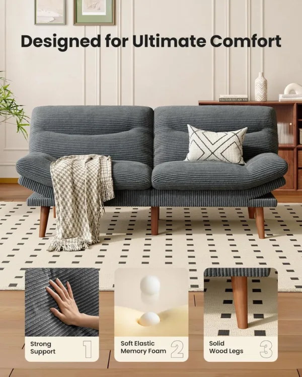 futon sofa bed vintage 7