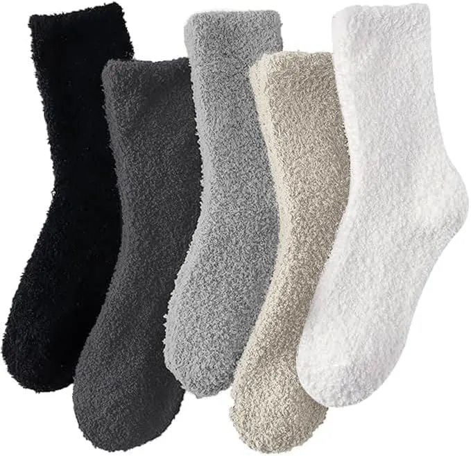 fuzzy socks women 1