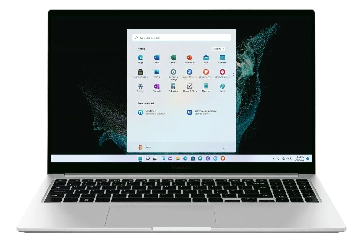 galaxy book2 laptop 1