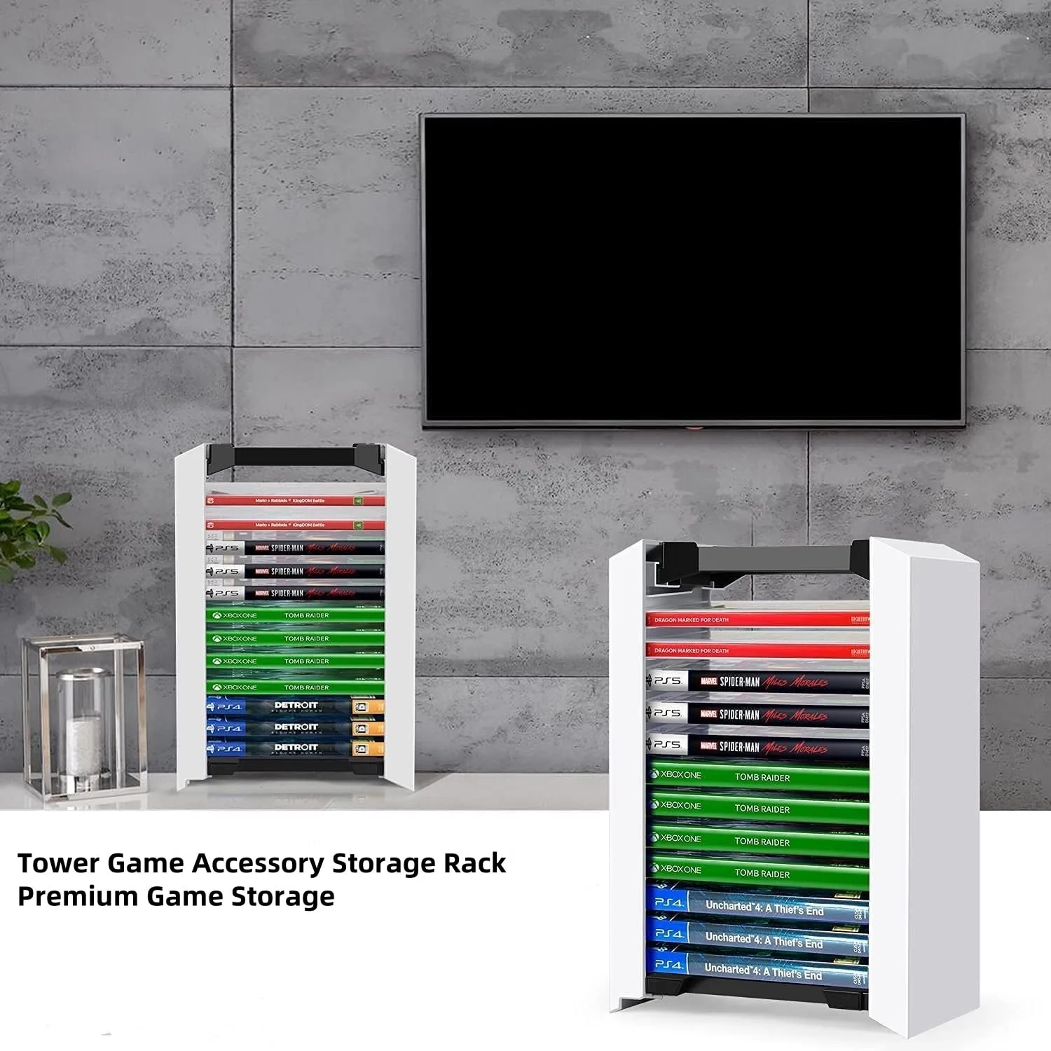 game storage tower 2