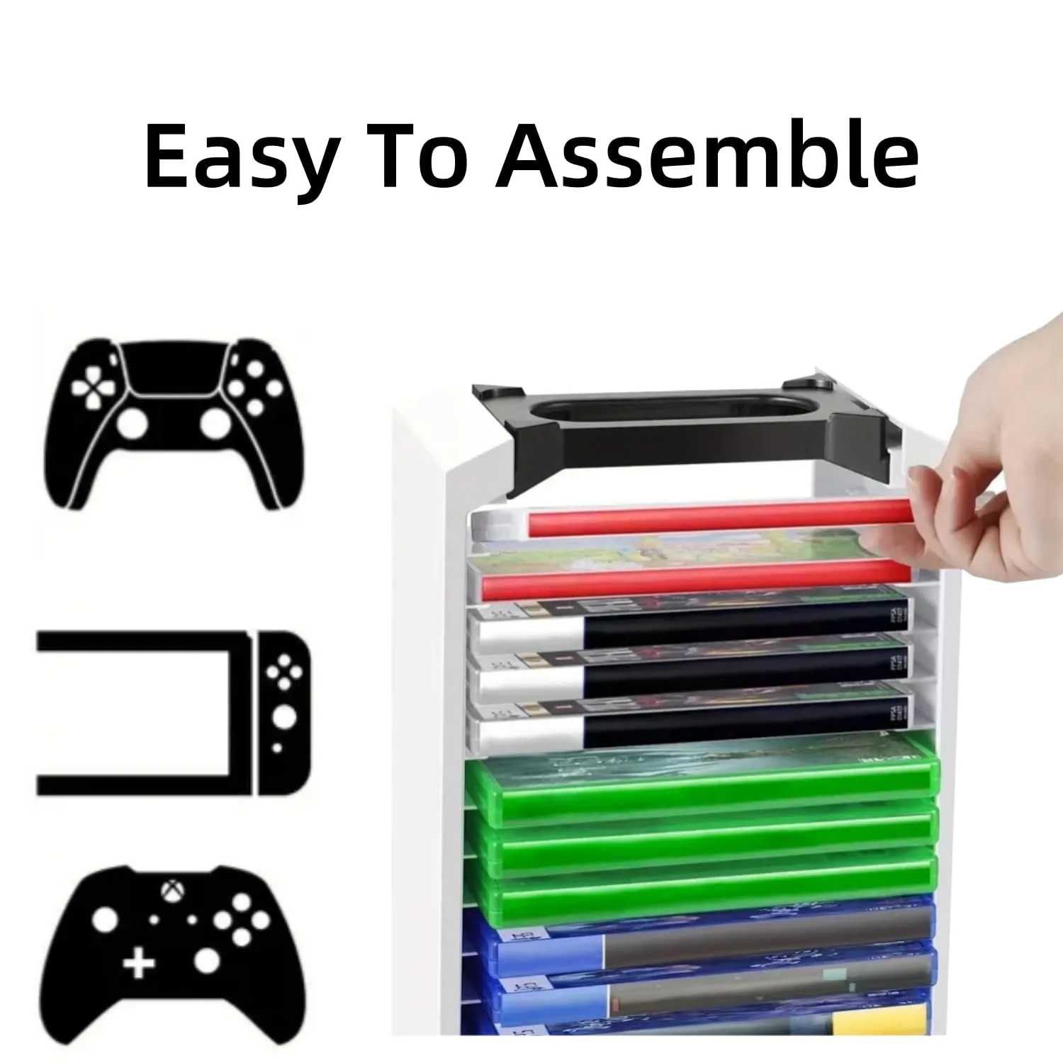 game storage tower 6