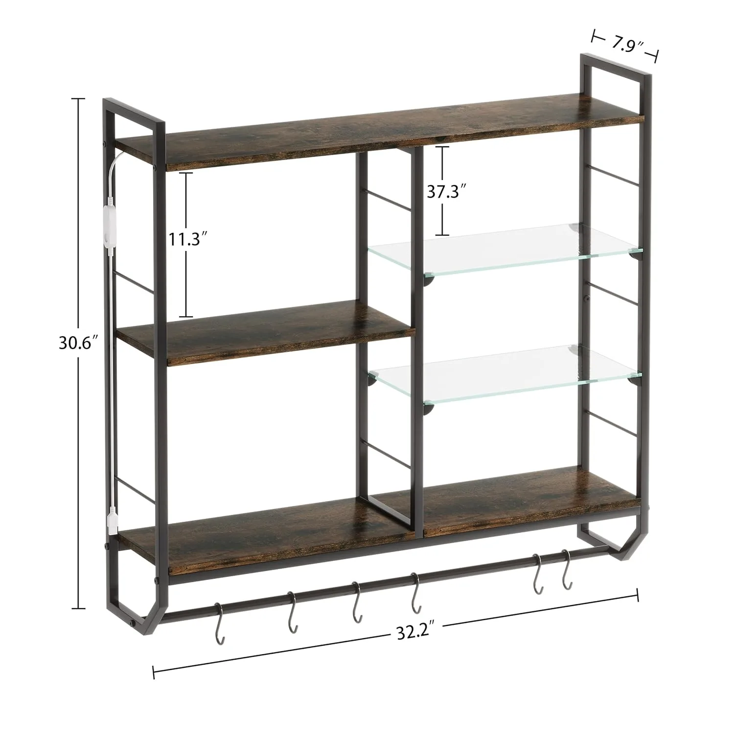 gaming floating shelf 2