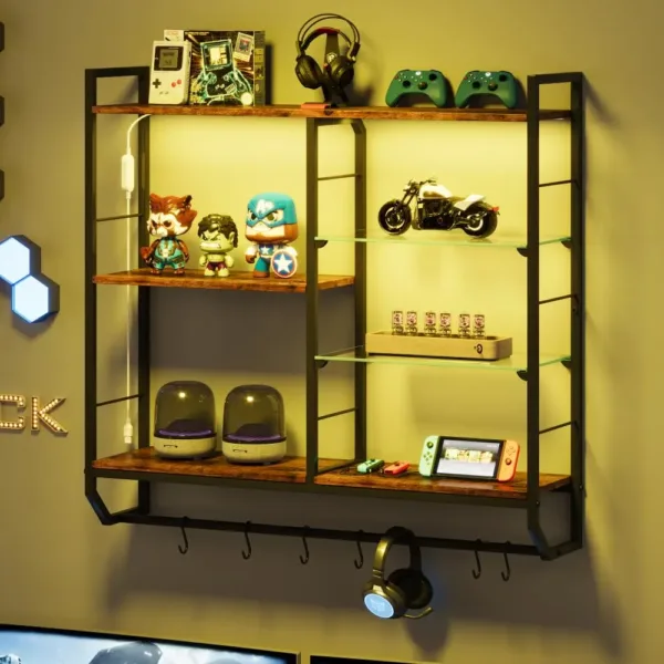 gaming floating shelf 5