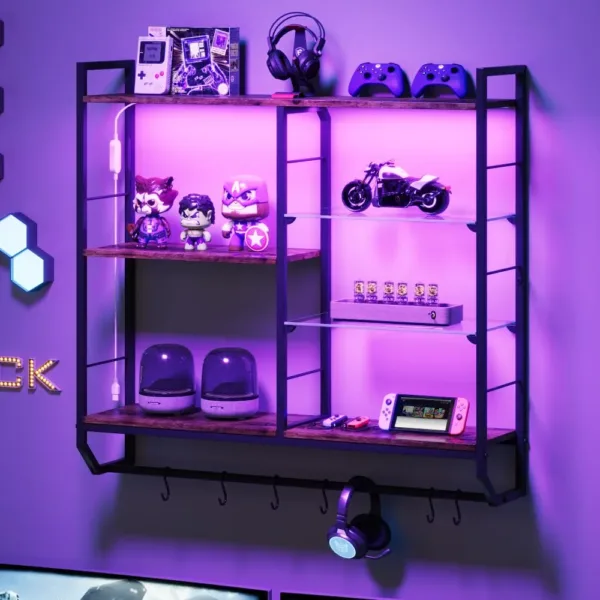 gaming floating shelf 7