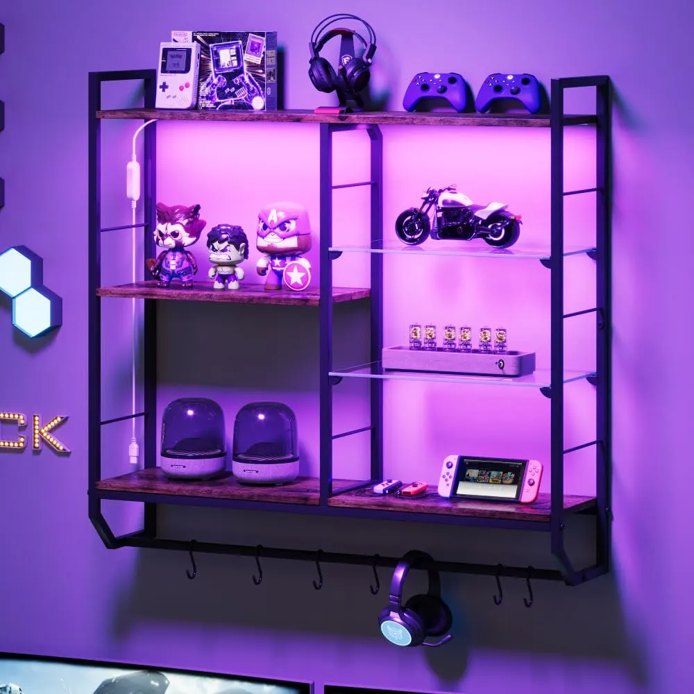 gaming floating shelf 7