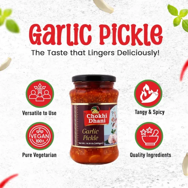 garlic pickle 400gm 6