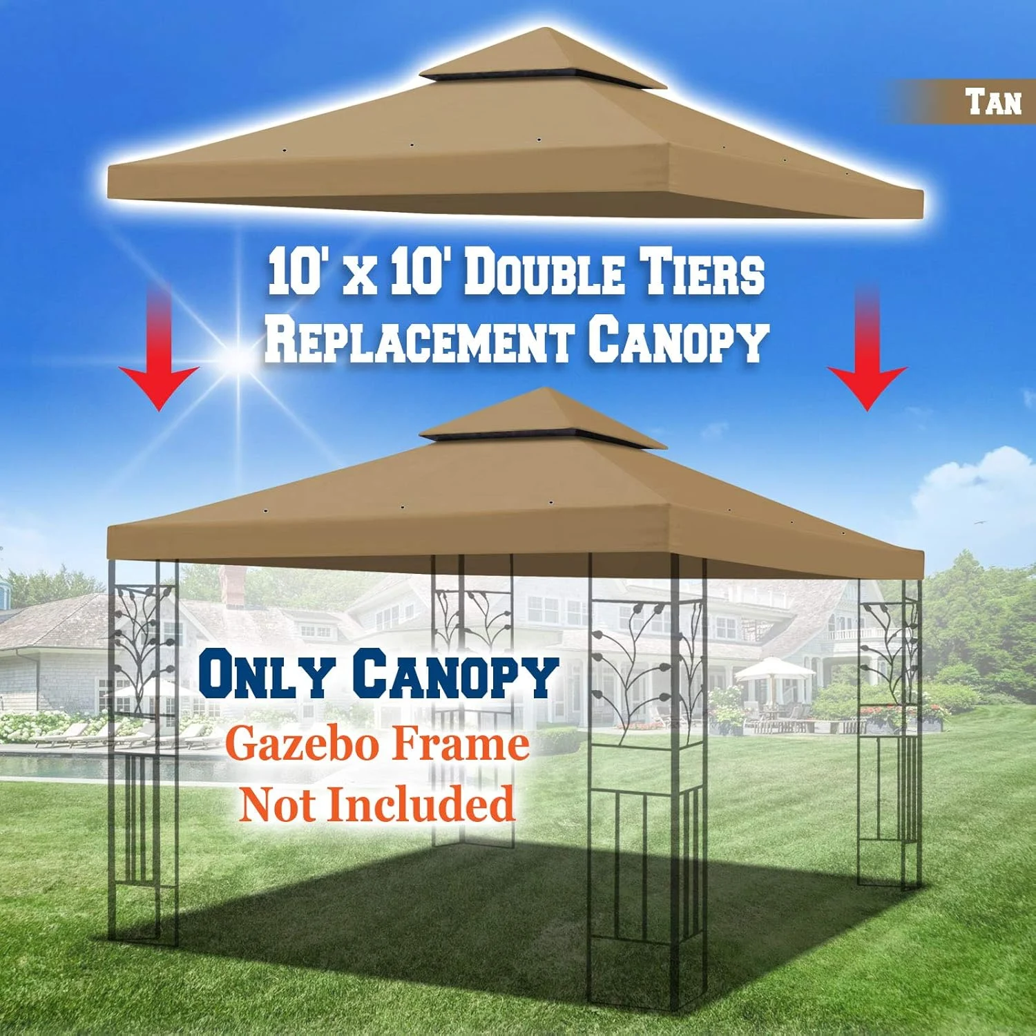 gazebo canopy replacement 3
