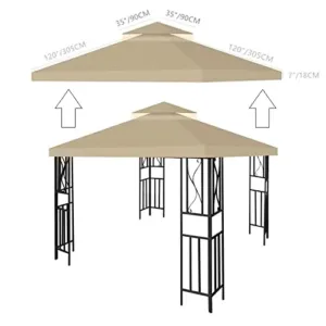 gazebo canopy replacement top 2