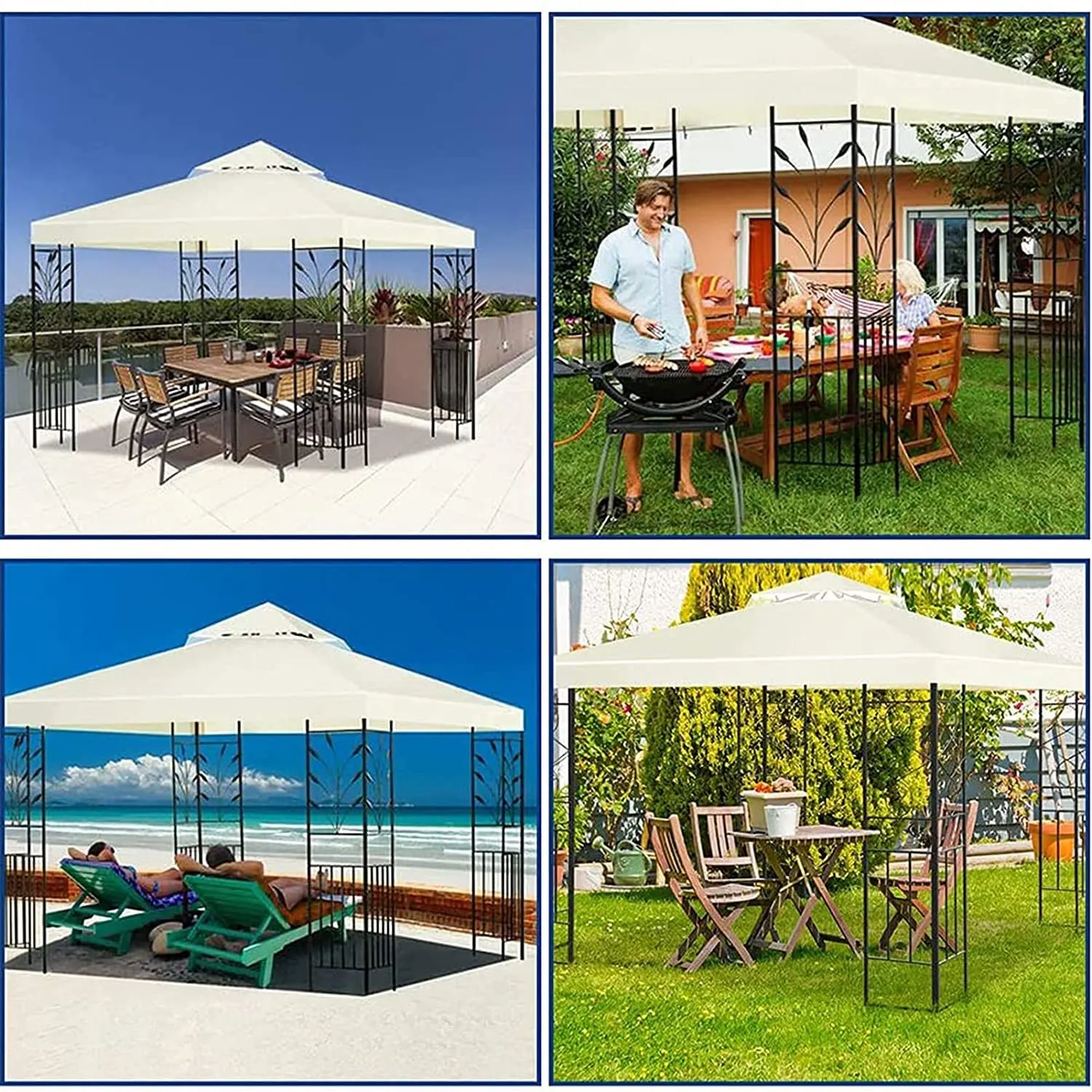 gazebo canopy replacement top 6