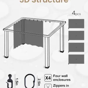 gazebo curtain replacement privacy 3
