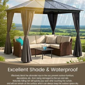 gazebo curtain replacement privacy 6