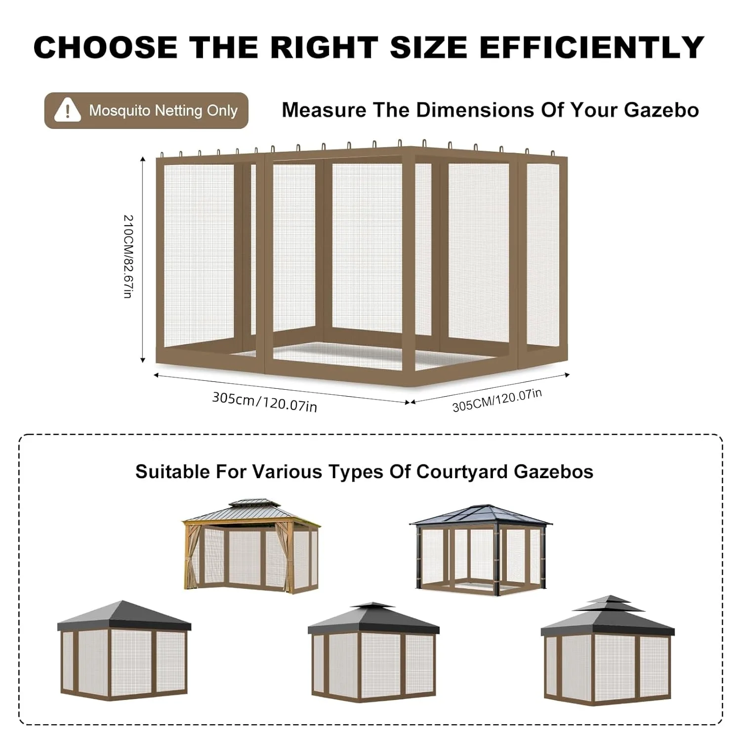 gazebo mosquito net 5