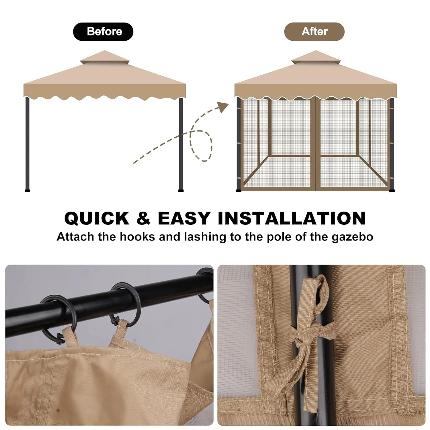 gazebo mosquito net 6