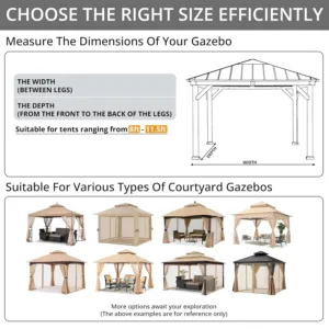 gazebo mosquito netting 5