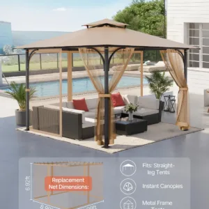 gazebo netting replacement 2