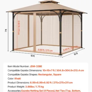 gazebo netting replacement 7