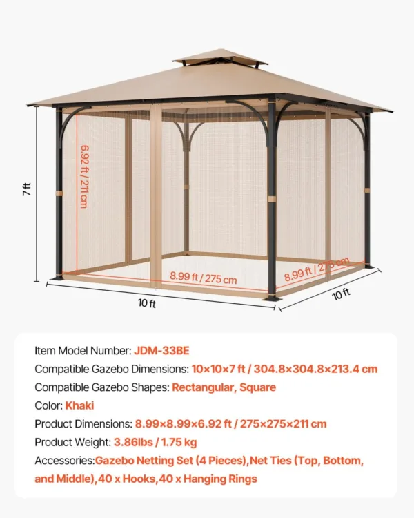 gazebo netting replacement 7