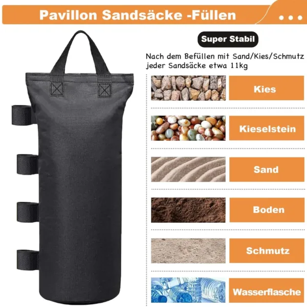 gazebo sandbags set 3