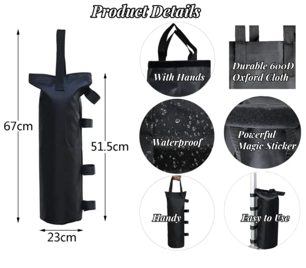 gazebo weights sand bags 2