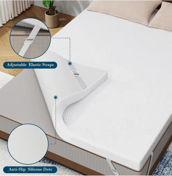 gel memory foam topper 2