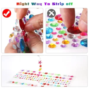 gem stickers rhinestone crafts 4