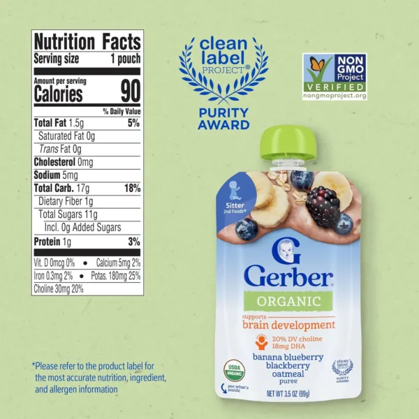 gerber organic banana oat 2