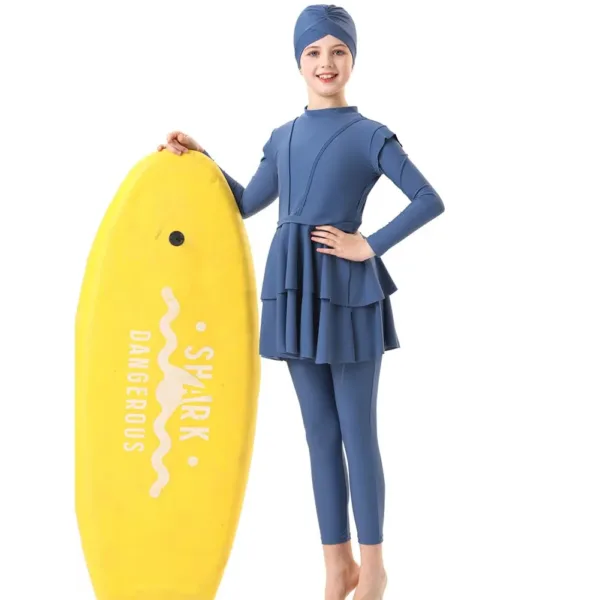 girls burkini swimsuit 3