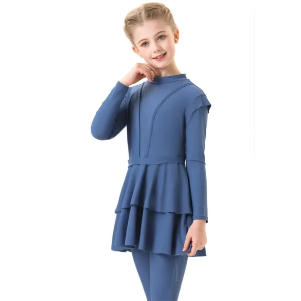 girls burkini swimsuit 5