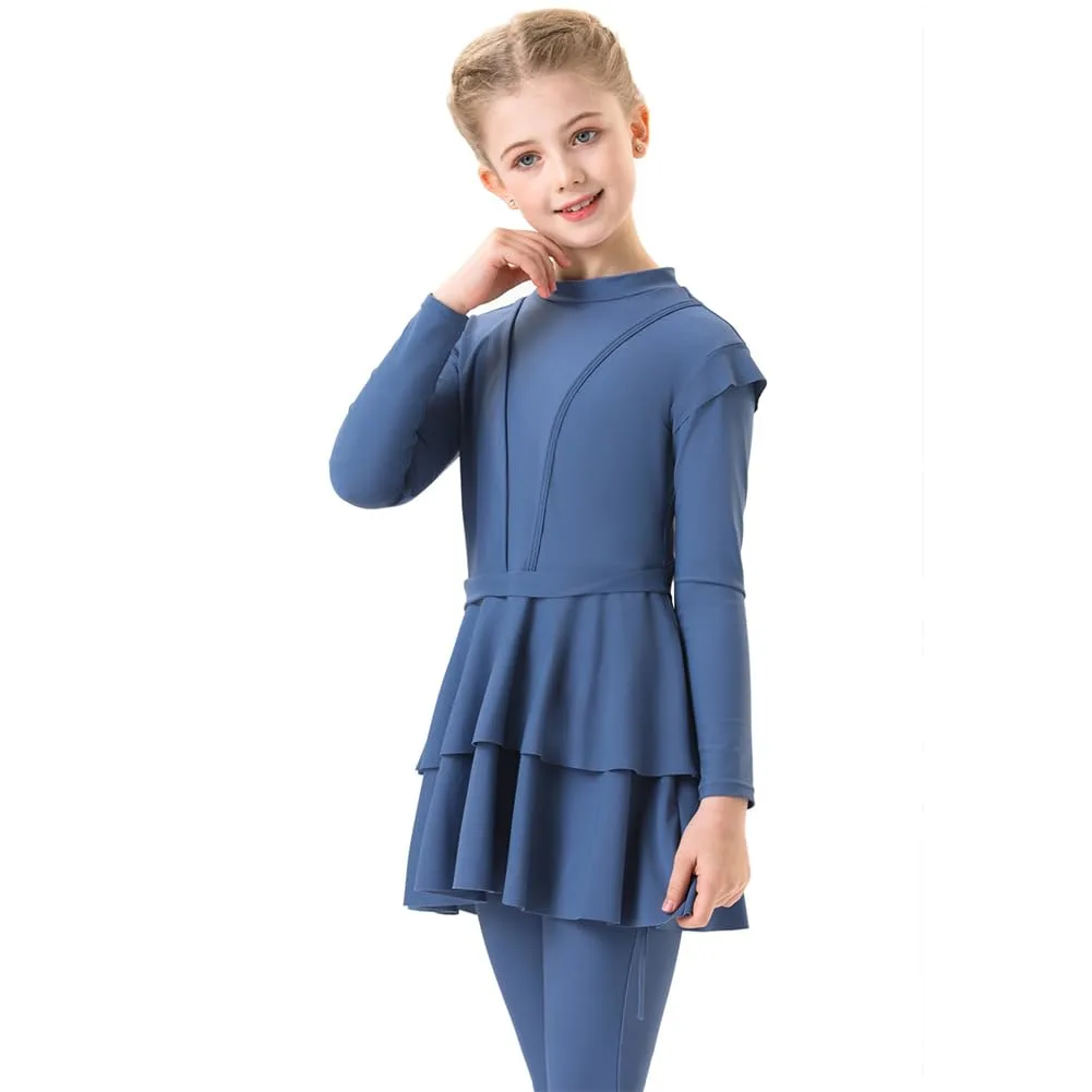 girls burkini swimsuit 5