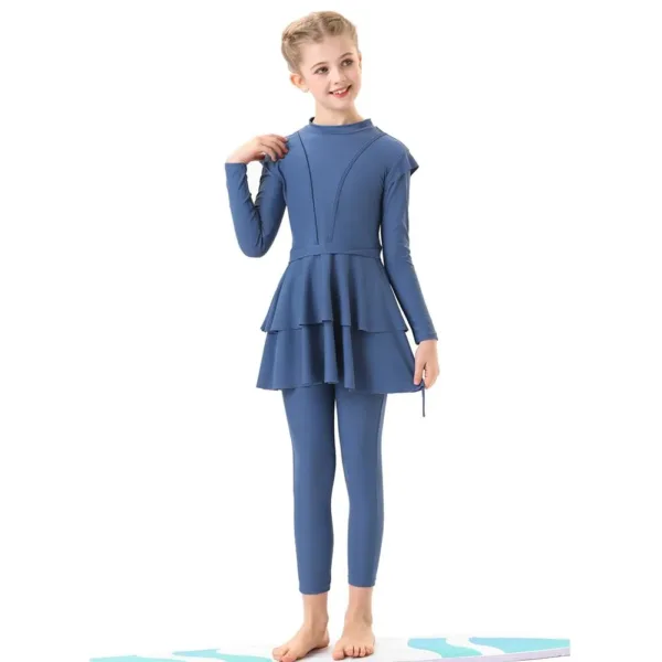 girls burkini swimsuit 6