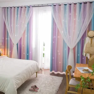 girls curtains bedroom kids 1