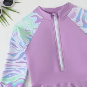 girls modest swimsuit set 4